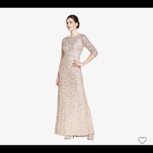 Adrianna Papell. 3/4 Mermaid Gown.